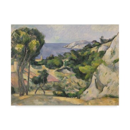 Trademark Fine Art Paul Cezanne 'Lestaque' Canvas Art, 35x47 BL01910-C3547GG